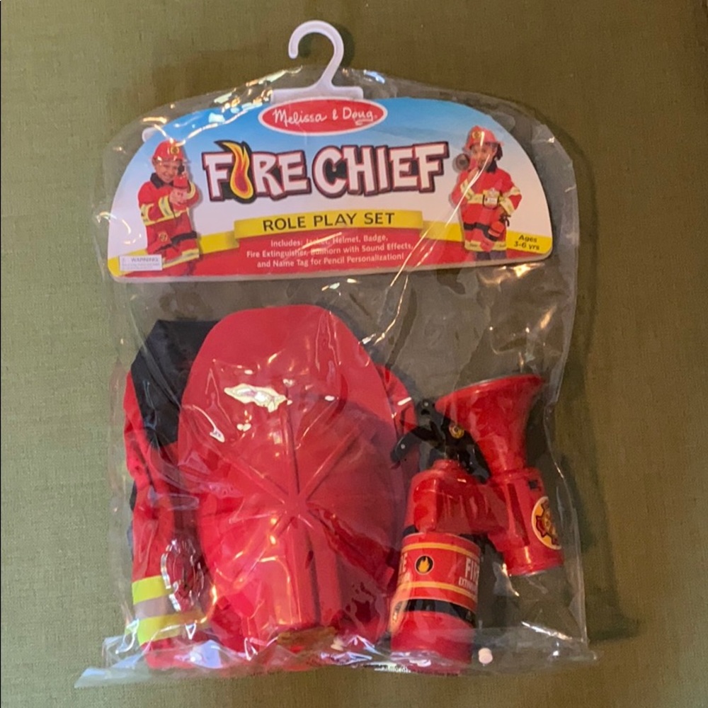 Melissa & Doug Fire Chief role play set